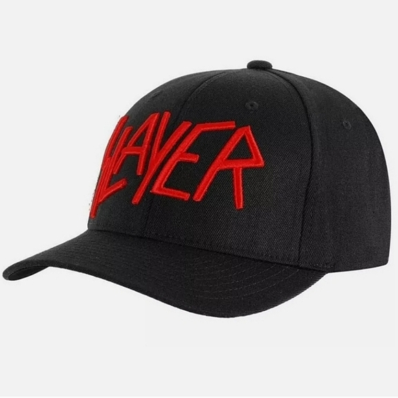 Slayer Embroidered Logo Adjustable Band Hat - Picture 3 of 4